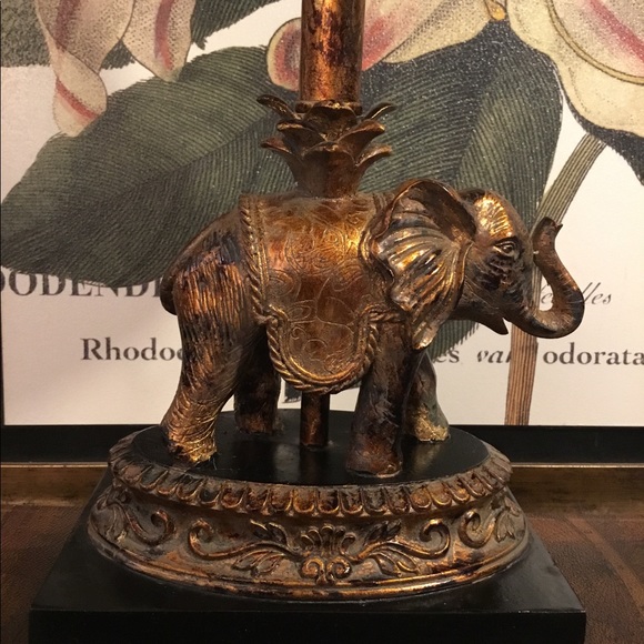 VTG Gold Elephant Lamp - Picture 3 of 8